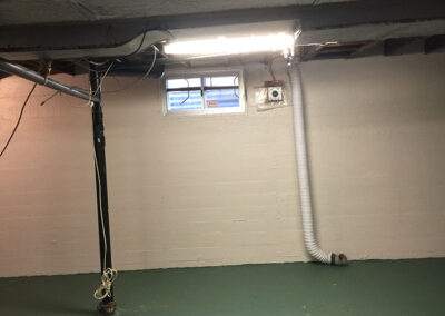 basement rec room build